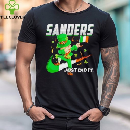 Sanders Leprechaun dabbing just did it hoodie, sweater, longsleeve, shirt v-neck, t-shirt