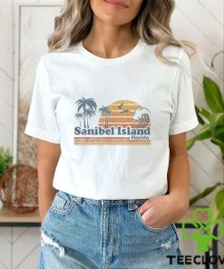 Sanibel Island Beach Florida Vintage Spring Break 70S Retro Men's T shirt