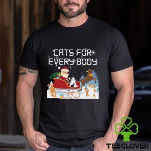 Santa All Christmas Cats Cats Funny Men Kids Family T hoodie, sweater, longsleeve, shirt v-neck, t-shirt