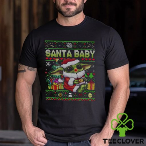 Santa Baby Yoda Christmas T Shirt