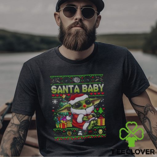 Santa Baby Yoda Christmas T Shirt