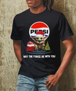 Santa Baby Yoda Pepsi May The Force Be With You Christmas shirt