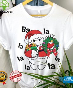 Santa Baymax La La La Christmas Wreath Shirt