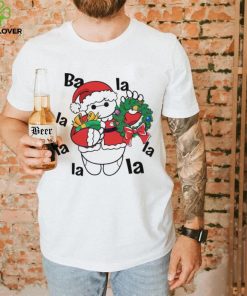 Santa Baymax La La La Christmas Wreath Shirt