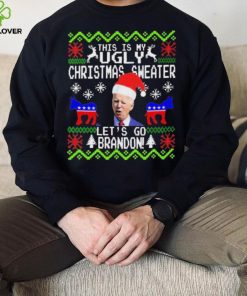 Santa Biden This Is My Ugly Christmas Sweater Let’s Go Brandon Shirt