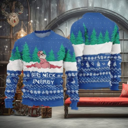 Santa Big Nick Energy Ugly Christmas Sweater