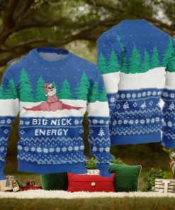 Santa Big Nick Energy Ugly Christmas Sweater