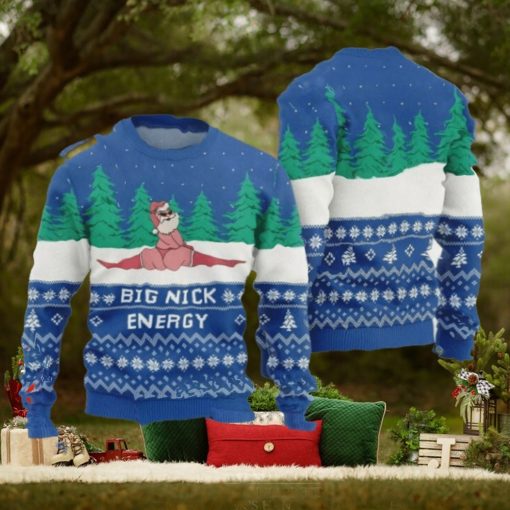 Santa Big Nick Energy Ugly Christmas Sweater