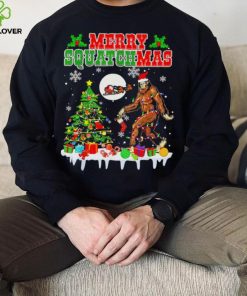 Santa Bigfoot Merry Squatchmas Christmas shirt