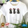 Santa Black Cats Light Christmas Shirt