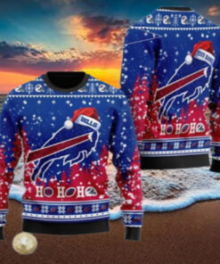 Santa Buffalo Bills Christmas Sweater