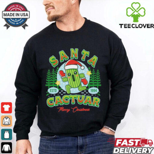Santa Cactuar Merry Christmas Shirt
