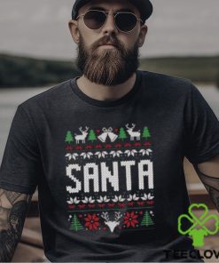 Santa Came Twice, Funny Couples Ugly Christmas Shirt