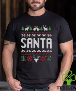 Santa Came Twice, Funny Couples Ugly Christmas Shirt