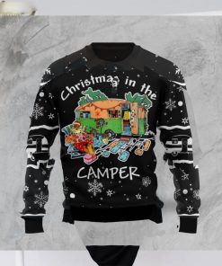 Santa Camping Gift For Christmas Christmas Unisex Crewneck Sweater