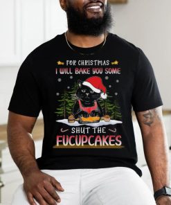 Santa Cat Baking Shut Fucupcakes Shirt