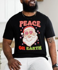 Santa Christmas peace on earth hoodie, sweater, longsleeve, shirt v-neck, t-shirt