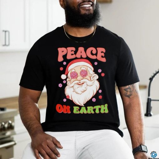 Santa Christmas peace on earth hoodie, sweater, longsleeve, shirt v-neck, t-shirt