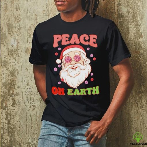 Santa Christmas peace on earth hoodie, sweater, longsleeve, shirt v-neck, t-shirt