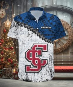 Santa Clara Broncos Hawaii Shirt Grunge Polynesian Tattoo – NCAA