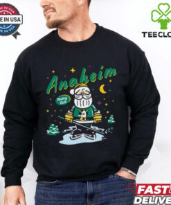 Santa Claus Anaheim Ducks Merry Christmas 2024 shirt