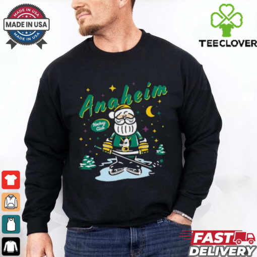 Santa Claus Anaheim Ducks Merry Christmas 2024 shirt