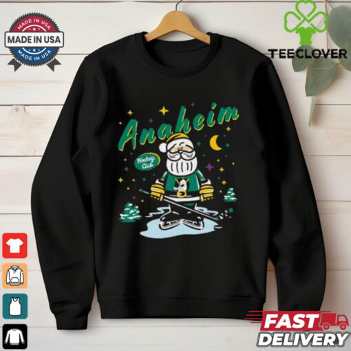 Santa Claus Anaheim Ducks Merry Christmas 2024 shirt