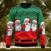 On The Naughty List And I Regret Nothing Shark Ugly Christmas Sweater Impressive Gift For Men And Women
