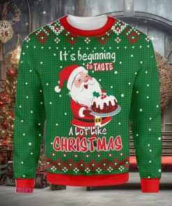 Santa Claus Baking Ugly Christmas Sweater Best Gift For Men And Women