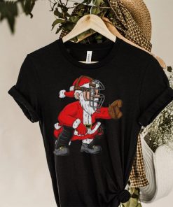 Santa Claus Baseball Catcher Christmas T Shirt