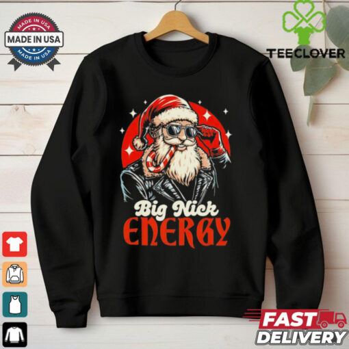 Santa Claus Big Nick Energy Merry Christmas shirt