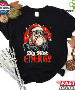 Santa Claus Big Nick Energy Merry Christmas shirt