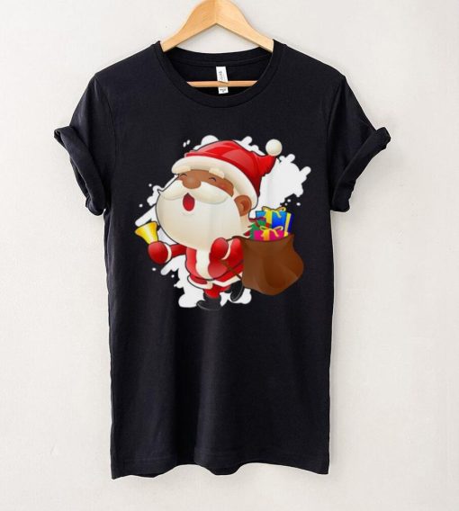 Santa Claus Black African American Christmas Pajamas Shirt