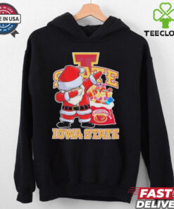 Santa Claus Dabbing X Iowa State Cyclones Christmas Shirt