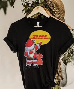 Santa Claus Dhl Excellence Simply Delivered Christmas Shirt