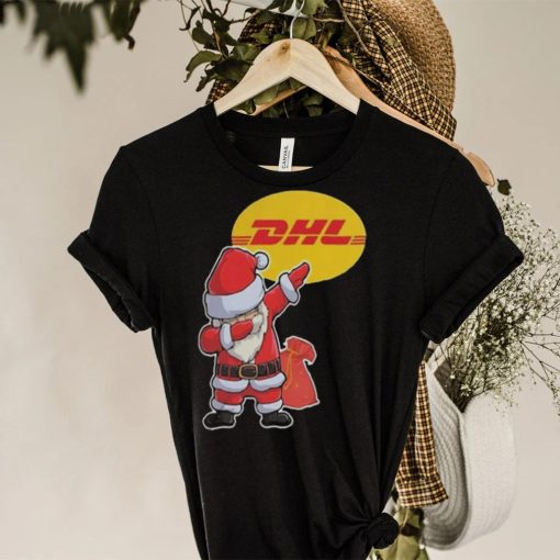 Santa Claus Dhl Excellence Simply Delivered Christmas Shirt