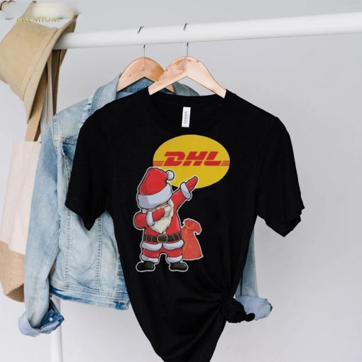 Santa Claus Dhl Excellence Simply Delivered Christmas Shirt