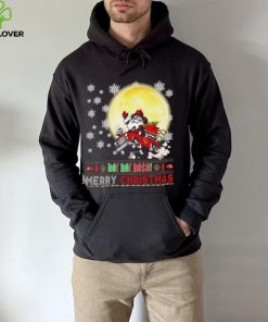 Santa Claus Driving Car Ho Ho Ho Merry Christmas Ugly Shirt