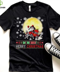 Santa Claus Driving Car Ho Ho Ho Merry Christmas Ugly Shirt