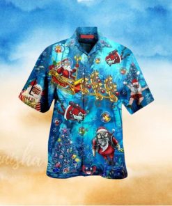 Santa Claus Explore The Sea Christmas Hawaii Shirt