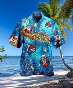 Santa Claus Explore The Sea Christmas Hawaii Shirt