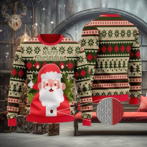 Santa Claus Funny Gift Ugly Christmas Sweater Unisex 3D Sweater Christmas Gift