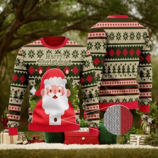 Santa Claus Funny Gift Ugly Christmas Sweater Unisex 3D Sweater Christmas Gift
