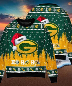 Santa Claus Green Bay Packers Ugly Christmas Sweater