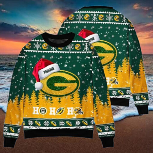 Santa Claus Green Bay Packers Ugly Christmas Sweater