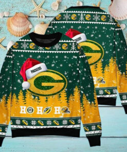 Santa Claus Green Bay Packers Ugly Christmas Sweater
