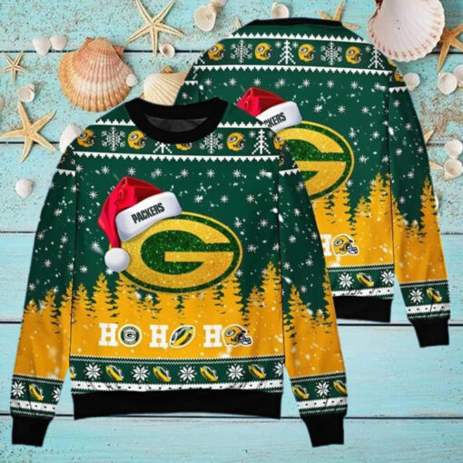 Santa Claus Green Bay Packers Ugly Christmas Sweater
