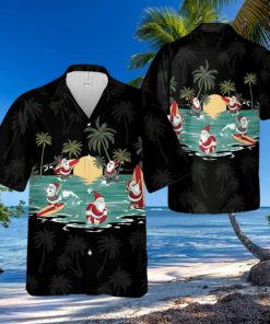 Santa Claus Hawaiian Shirt Christmas Aloha Hawaiian Shirt