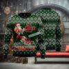 Rottweiler Santa Claus To Town Black Red Funny Christmas Sweaters