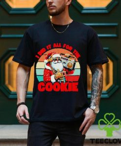 Santa Claus I did it all for the cookie vintage Christmas hoodie, sweater, longsleeve, shirt v-neck, t-shirt